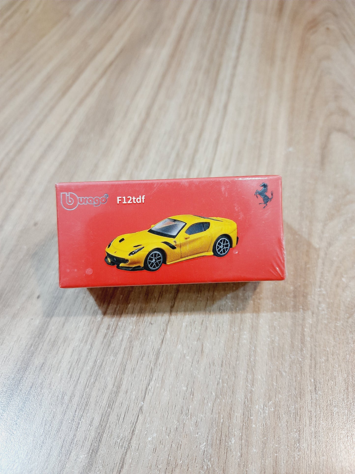 Bburago Ferrari F12tdf 1:64 Licensed Diecast Scale Model Car (Yellow)
