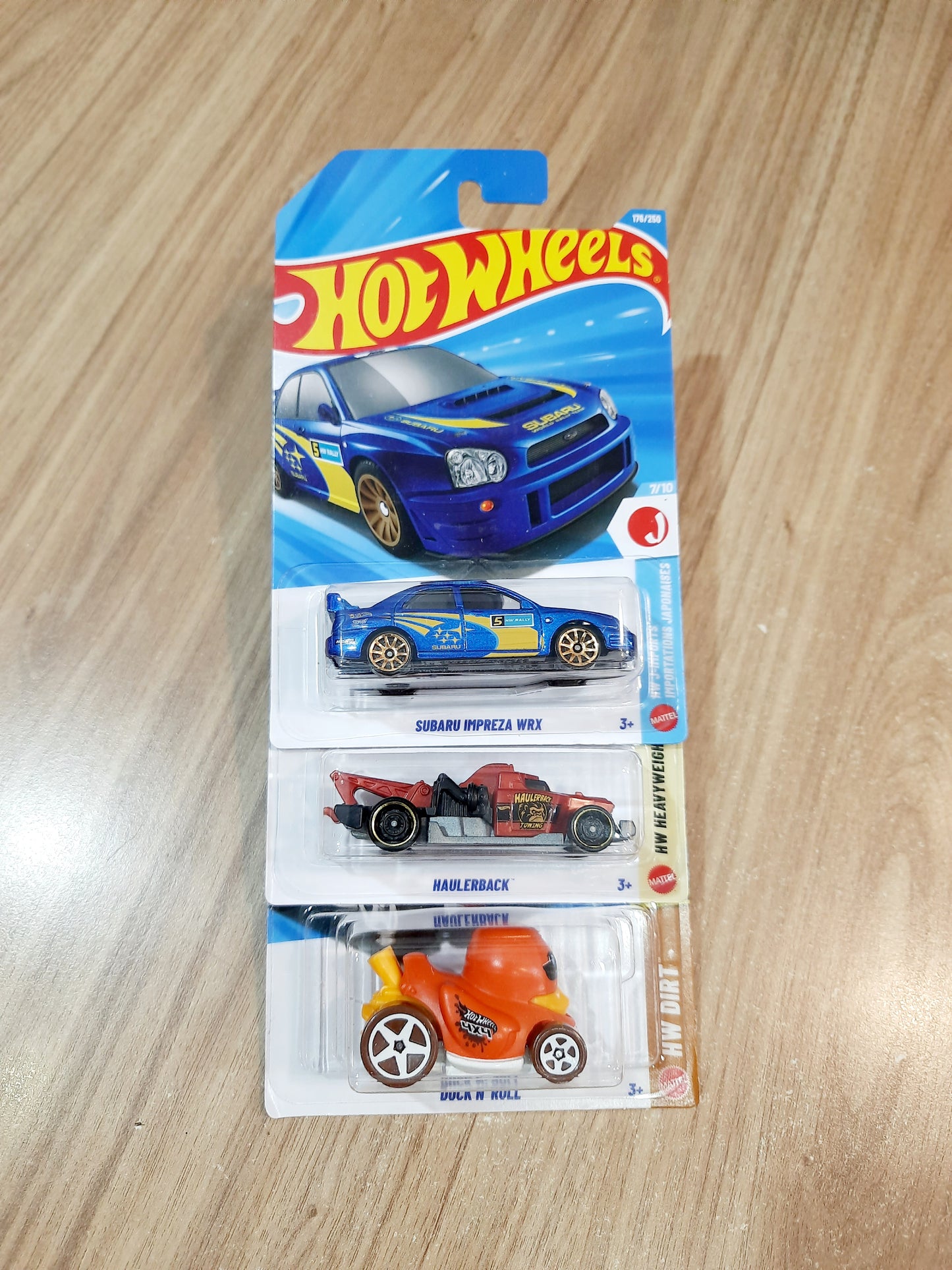 Hot Wheels Subaru Impreza Wrx, Haulerback & Duck n Roll
