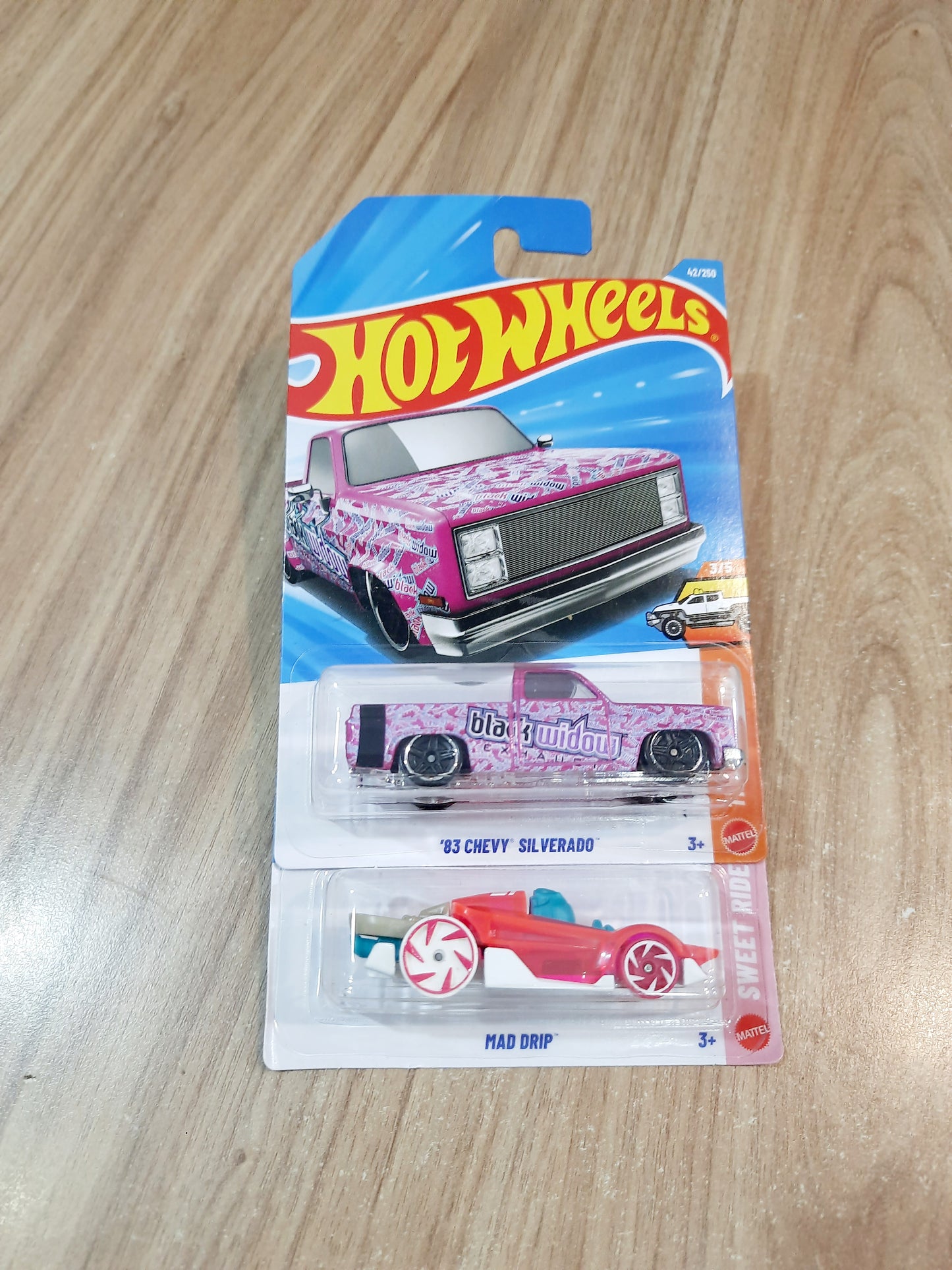 Hot Wheels 83 Chevy Silverado & Mad Drip (combo pack of 2)