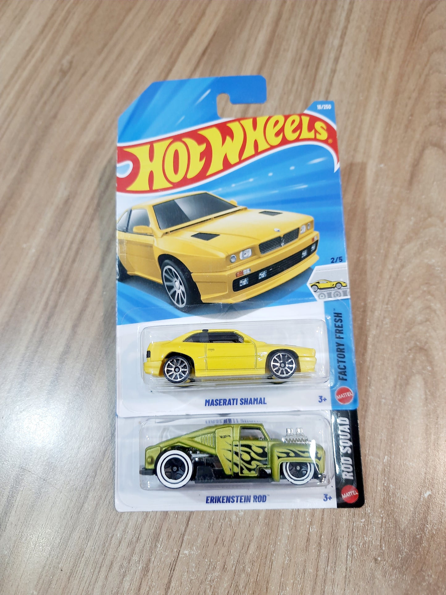 Hot Wheels Maserati Shamal & Erikenstein Rod (combo pack of 2)