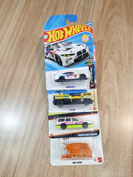 Hot Wheels Combo (Pack of 4)
