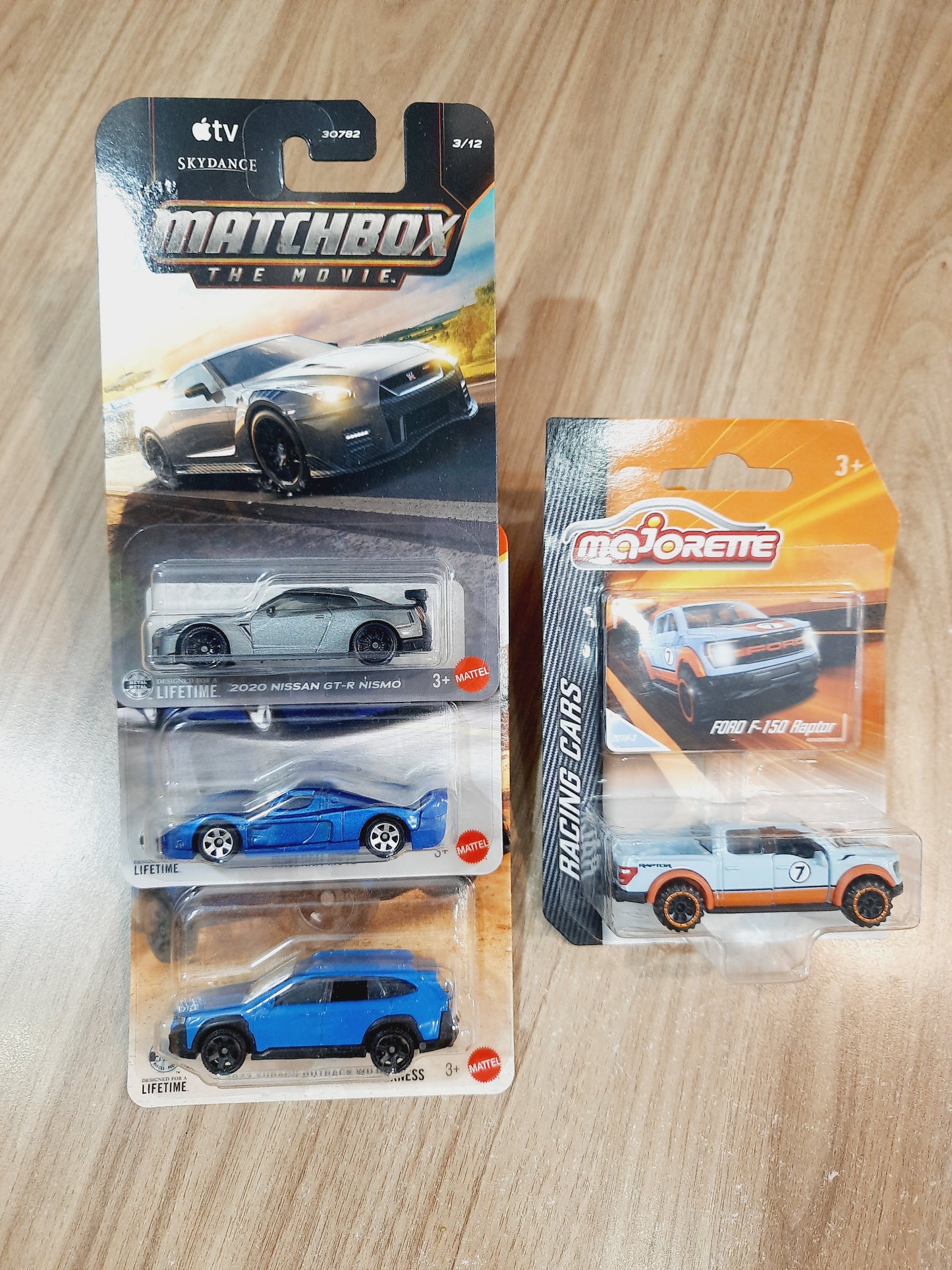 Matchbox & Majorette Racing Combo pack of 4