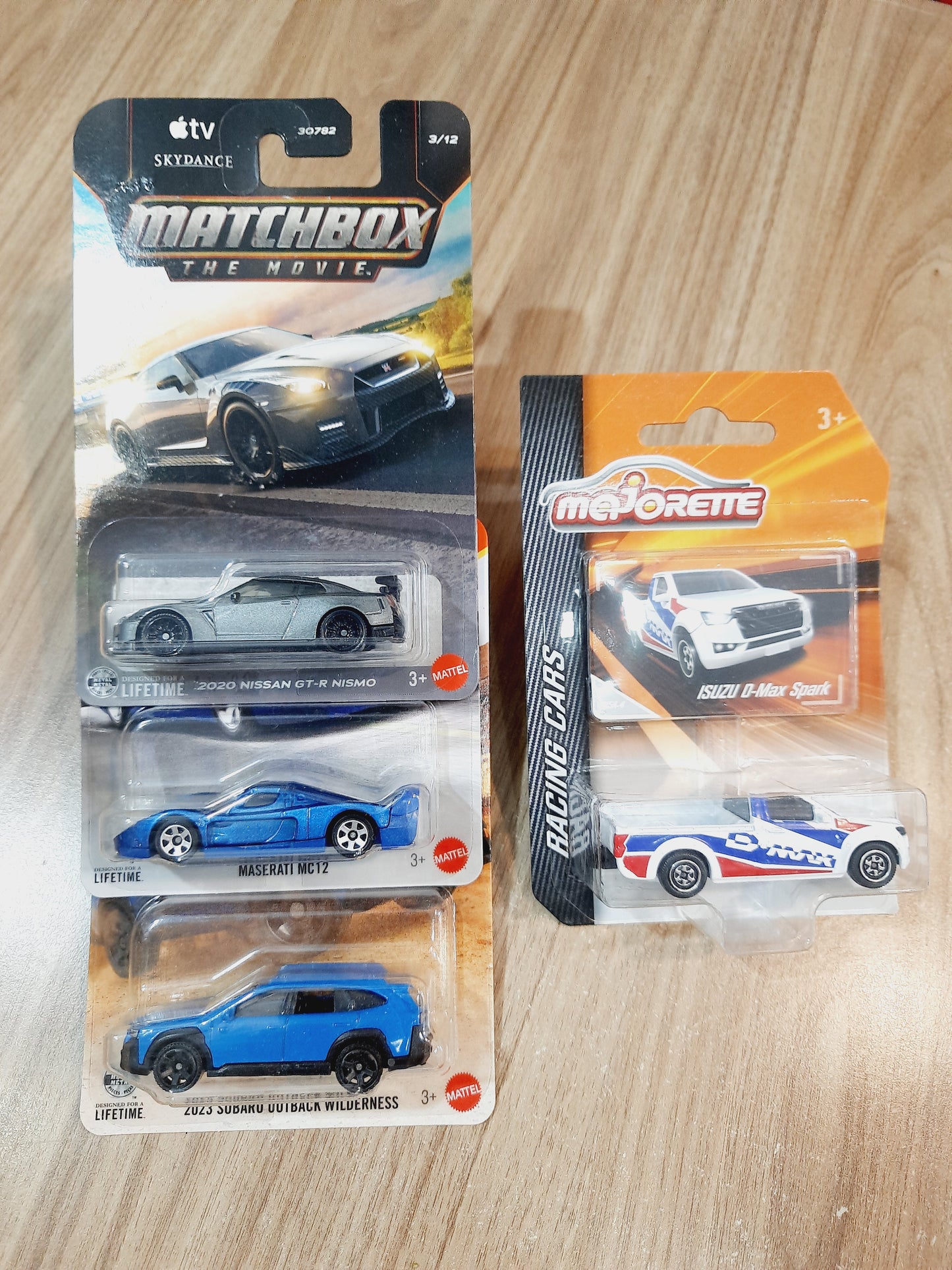 Matchbox & Majorette Racing Combo pack of 4