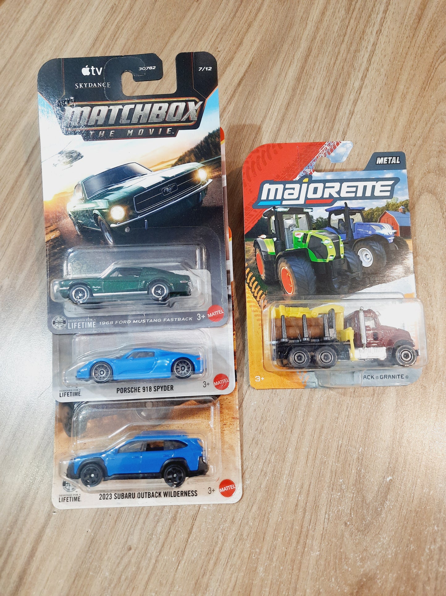 Matchbox & Majorette Combo pack of 4