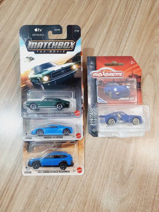 Matchbox & Majorette Combo pack of 4