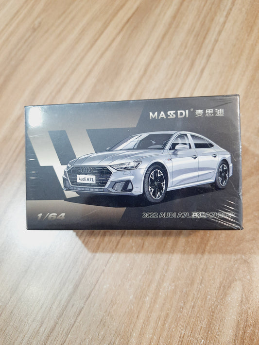 Massdi 2022 Audi A7L 1:64 Diecast Scale Model AD2104