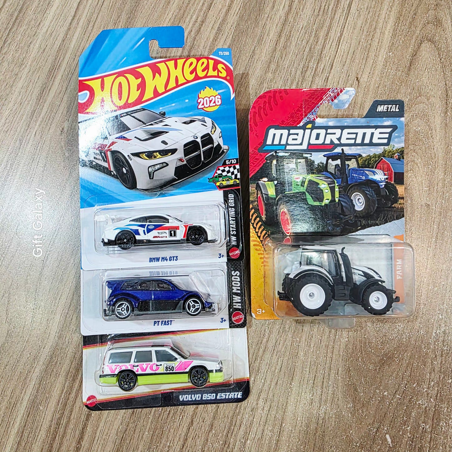 Hot Wheels and Majorette Combo (pack of 4 )