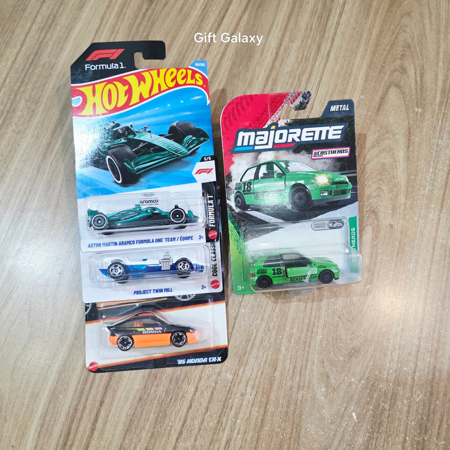 Hot Wheels & Majorette (Pack of 4)