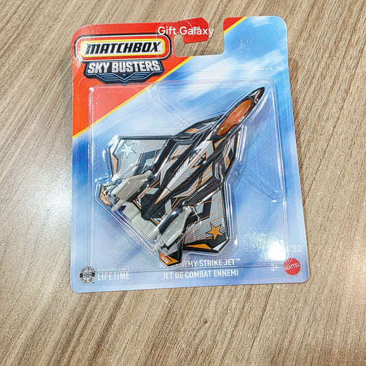 Matchbox Sky Busters Mbx Enemy Strike Jet Diecast Scale Model JDJ05