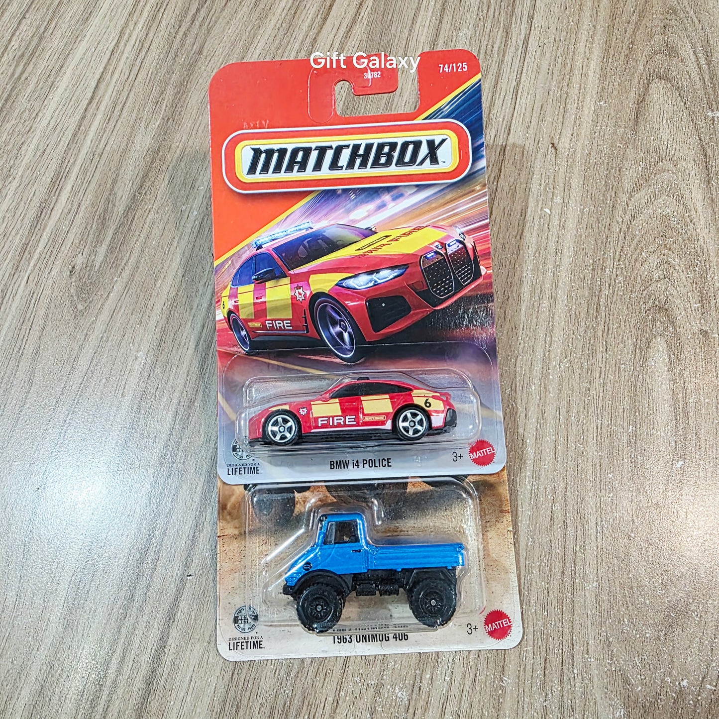 Matchbox Bmw i4 Police & 1963 Unimog 406