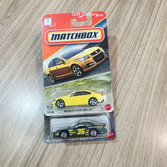 Matchbox Holden VF Commodore SSV & Chevy Stock Car