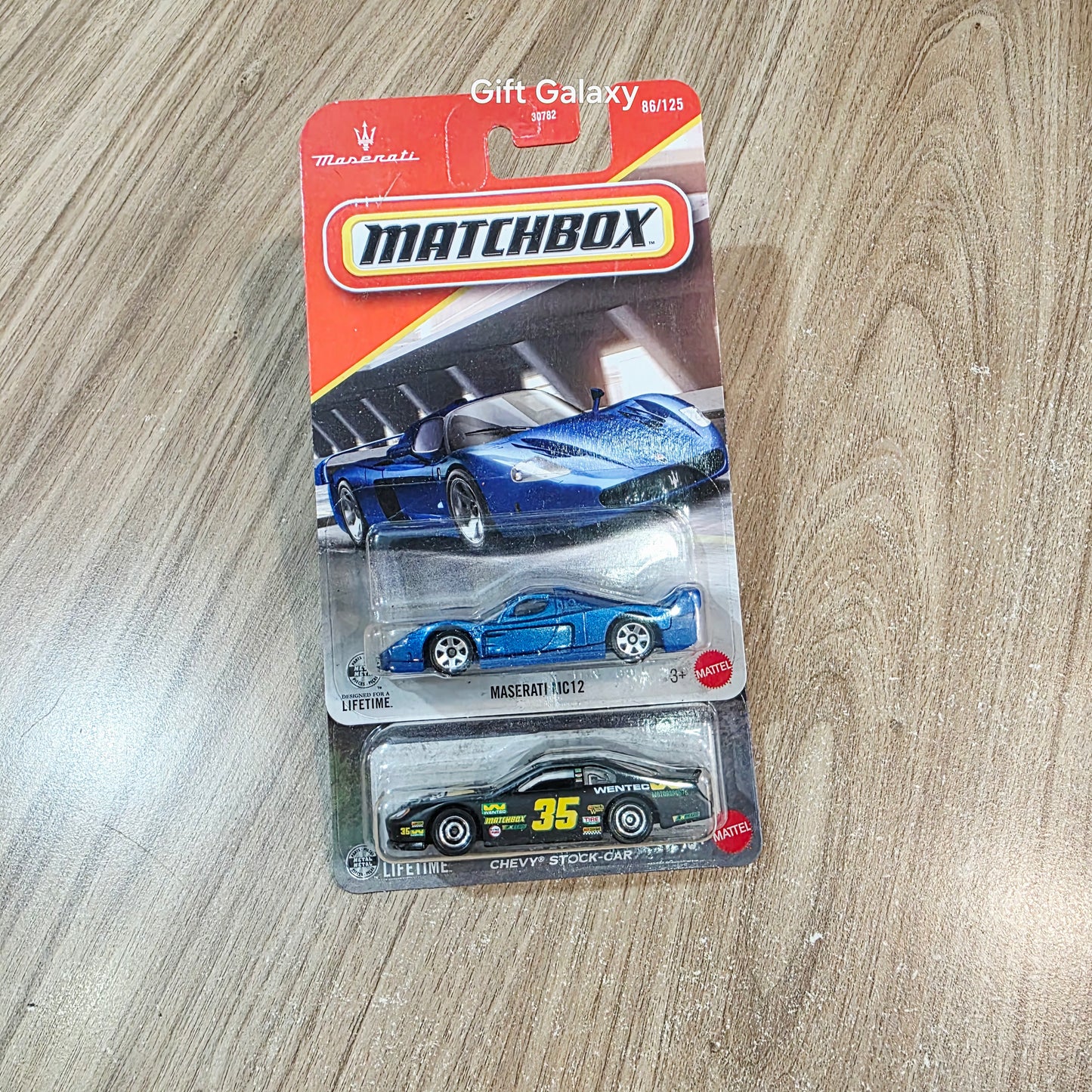 Matchbox Maserati MC12 & Chevy Stock Car