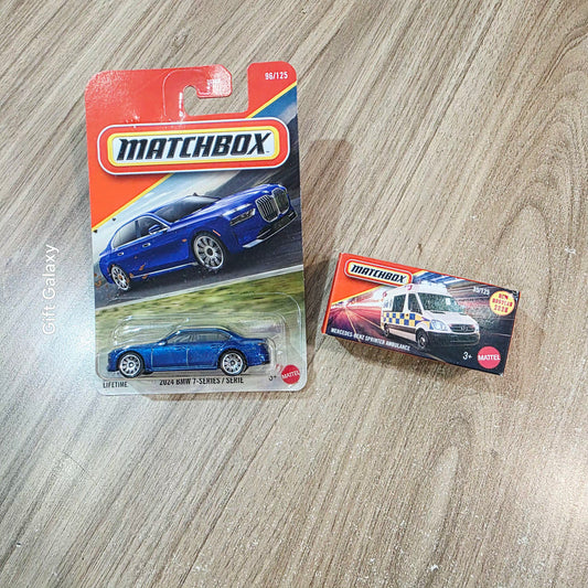 Matchbox 2024 BMW 7 Series & Mercedes Benz Sprinter Ambulance
