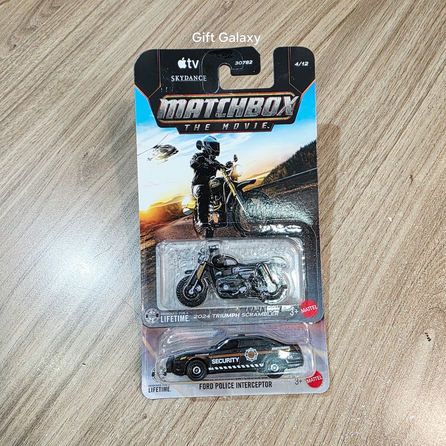 Matchbox 2024 Triumph Scrambler & Ford Police Interceptor