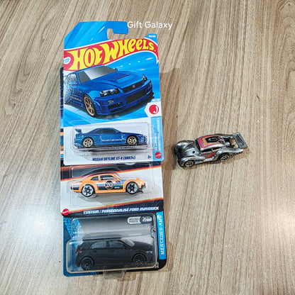 Hot Wheels & Majorette Combo (Pack of 4)
