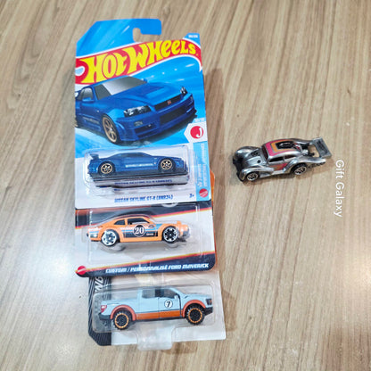 Hot Wheels & Majorette Combo (Pack of 4)