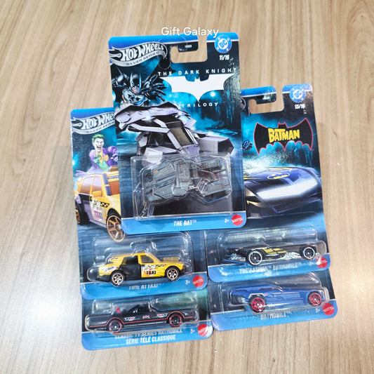 Hot Wheels Batman Silver Series pack of 5 (HDG89)