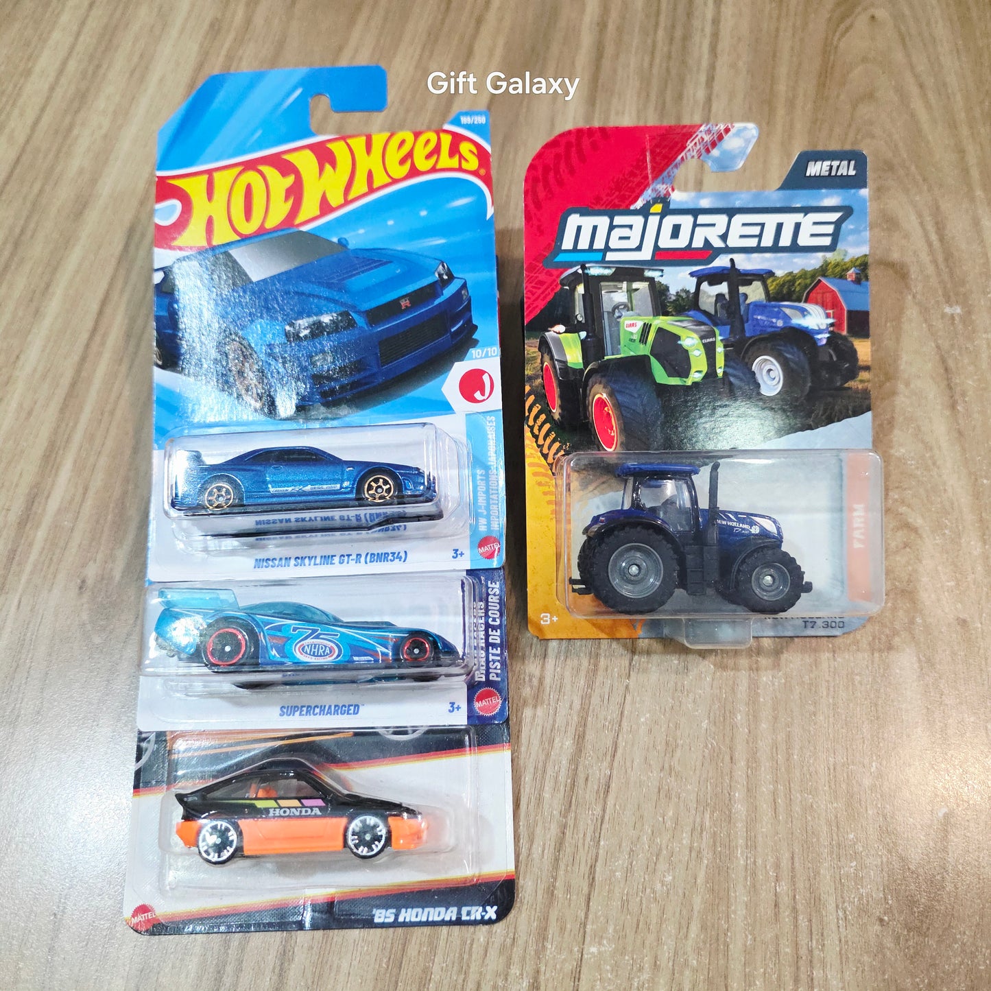 Hot Wheels & Majorette (Pack of 4 Models)