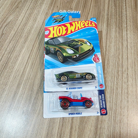 (Card Damaged) Hot Wheels El Segundo Coupe & Spider Mobile