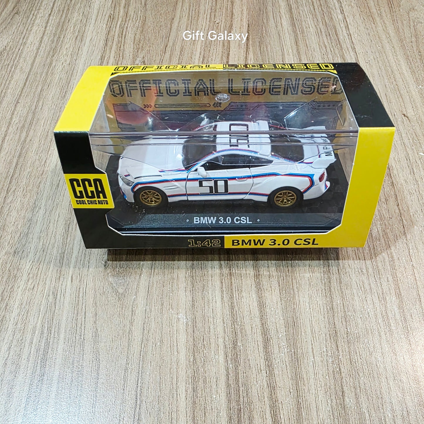 CCA BMW 3.0 CSL 1:42 Diecast Scale Model Car