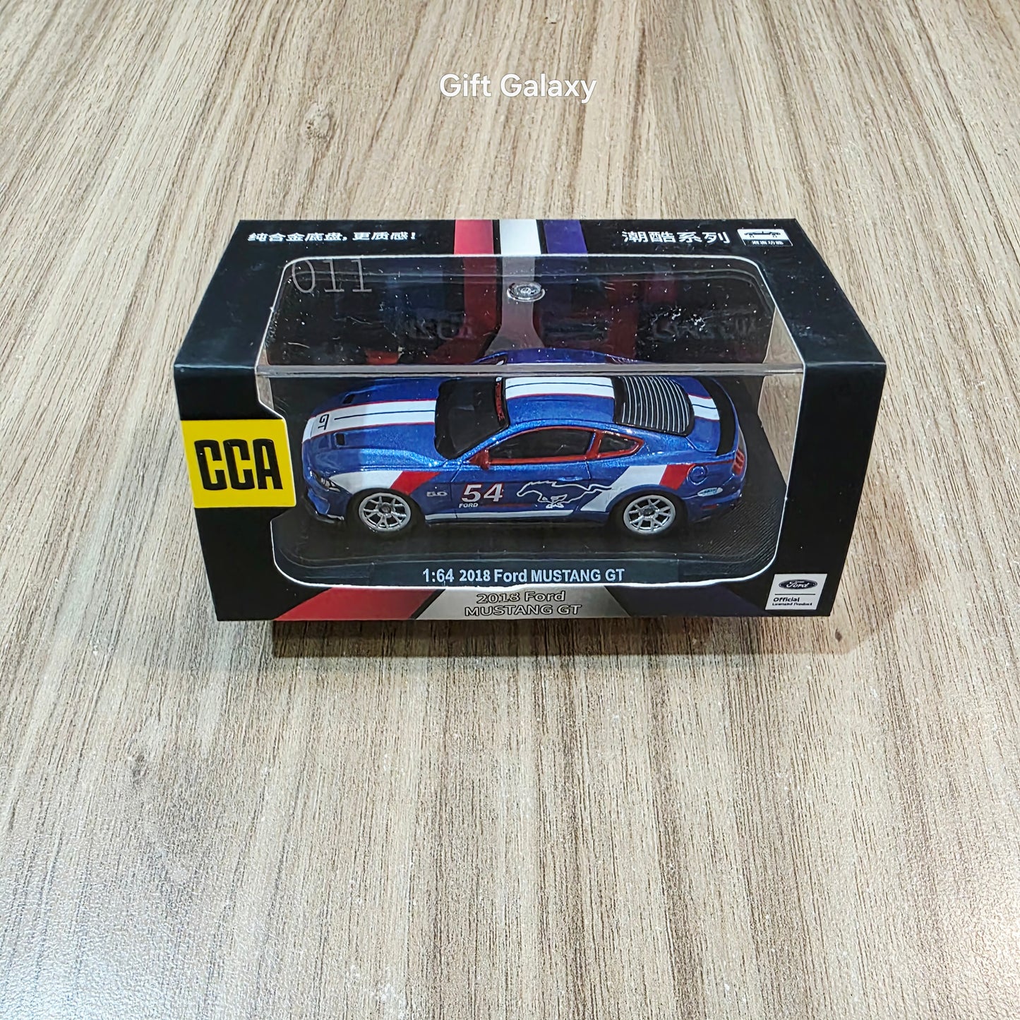 CCA 2018 Ford Mustang GT 1:64 Diecast Scale Model Car