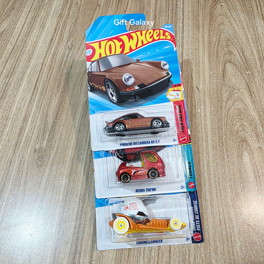 Hot Wheels Porsche 911 Carrera RS 2.7, Deora Toond & Eggshelleracer