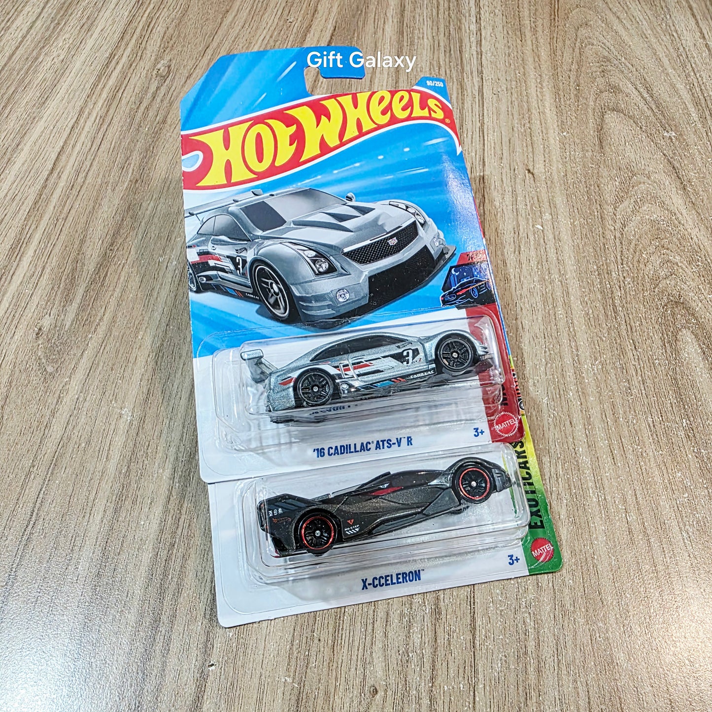 Hot Wheels 16 Cadillac ATS V R & X Cceleron