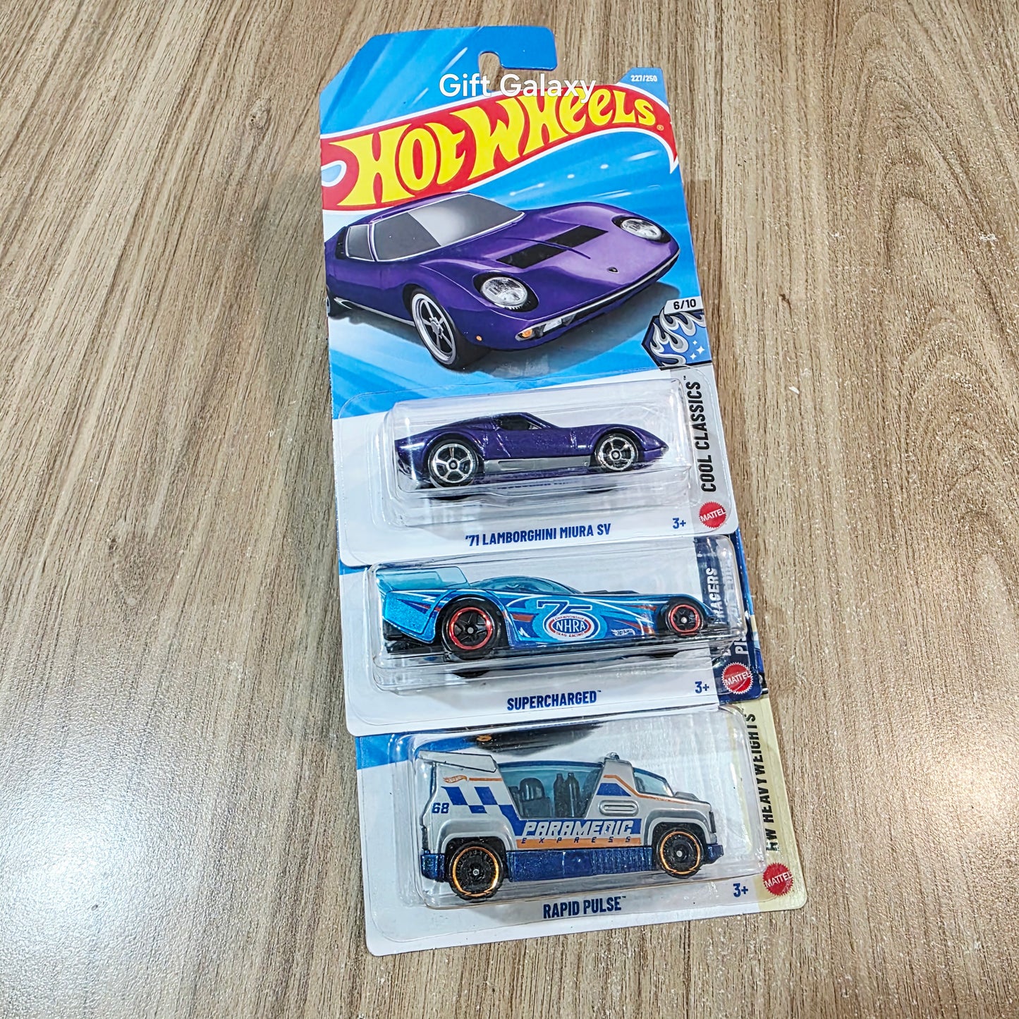 Hot Wheels 71 Lamborghini Miura SV, Supercharged & Rapid Pulse