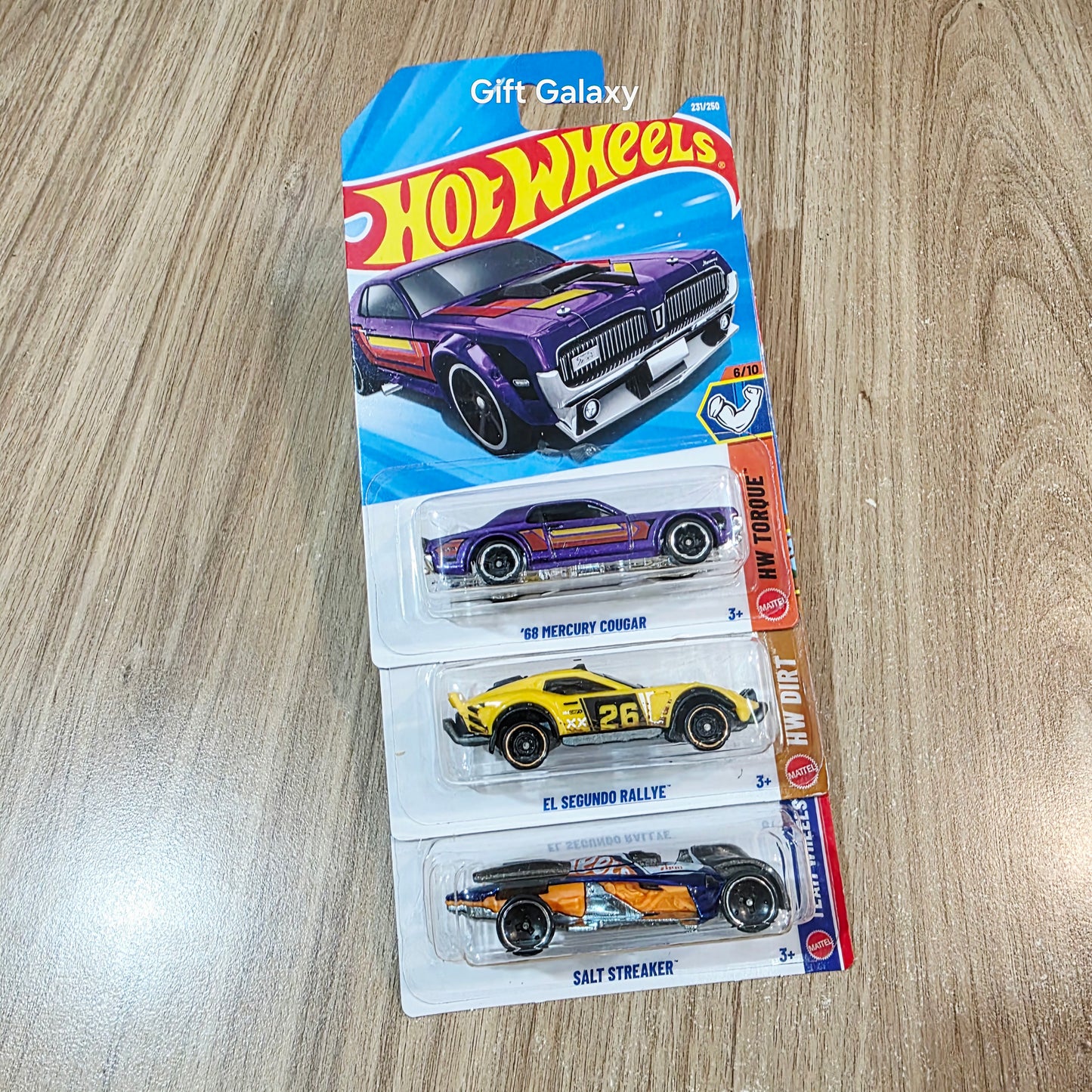 Hot Wheels 68 Mercury Cougar, El Segundo Rallye & Salt Streaker