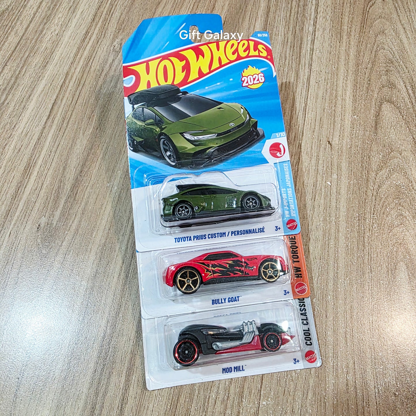 Hot Wheels Toyota Prius Custom, Bully Goat & Mod Mill