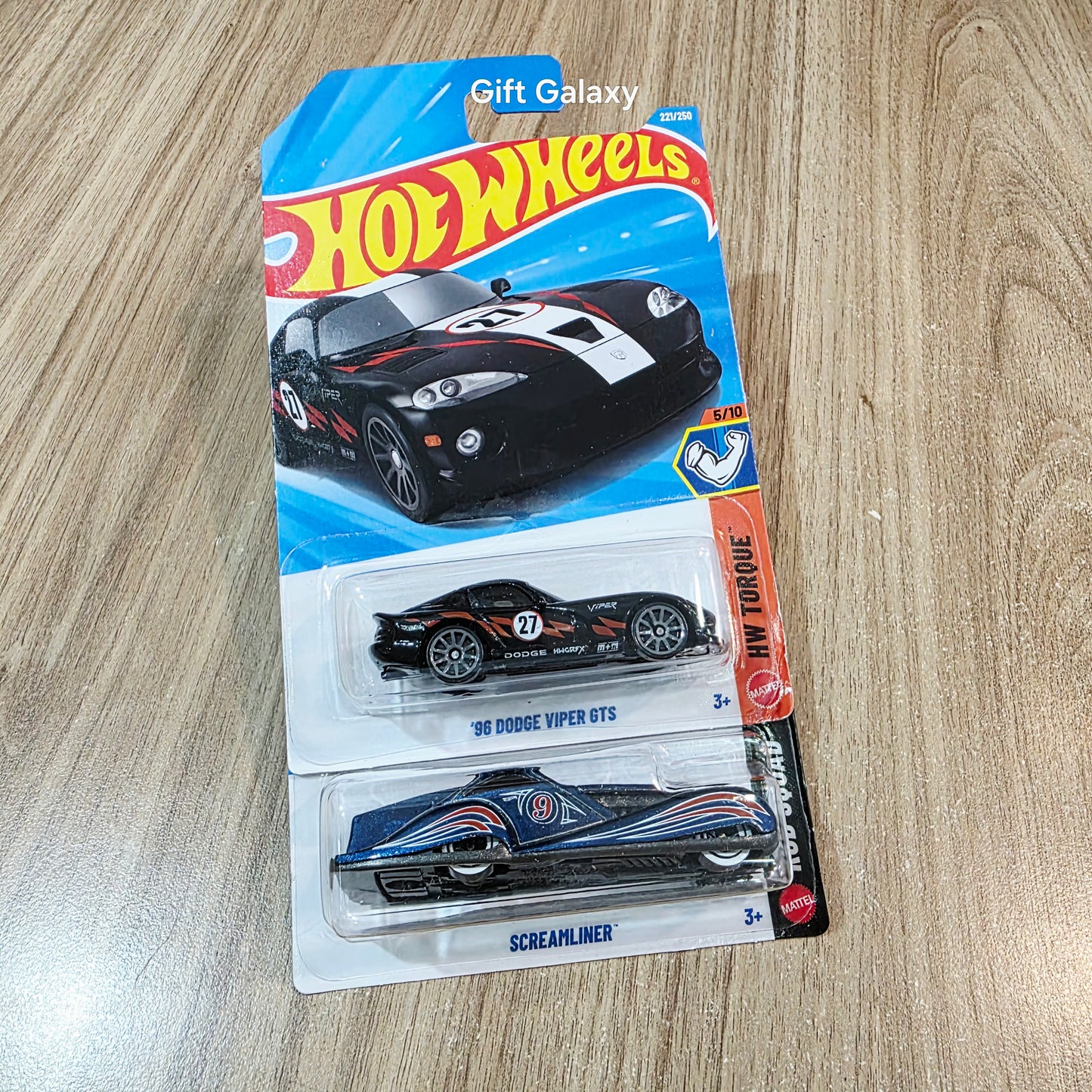 Hot Wheels 96 Dodge Viper GTS & Screamliner