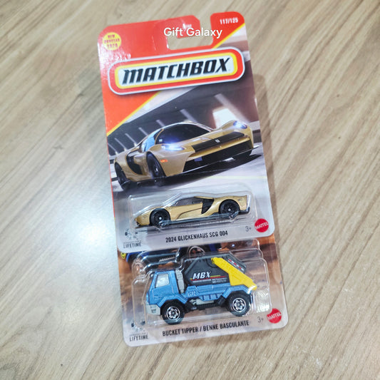 Matchbox 2024 Glickenhaus SCG 004 & Bucket Tipper