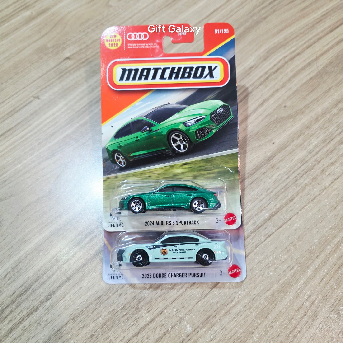 Matchbox 2024 Audi RS 5 Sportback & 2023 Dodge Charger Pursuit