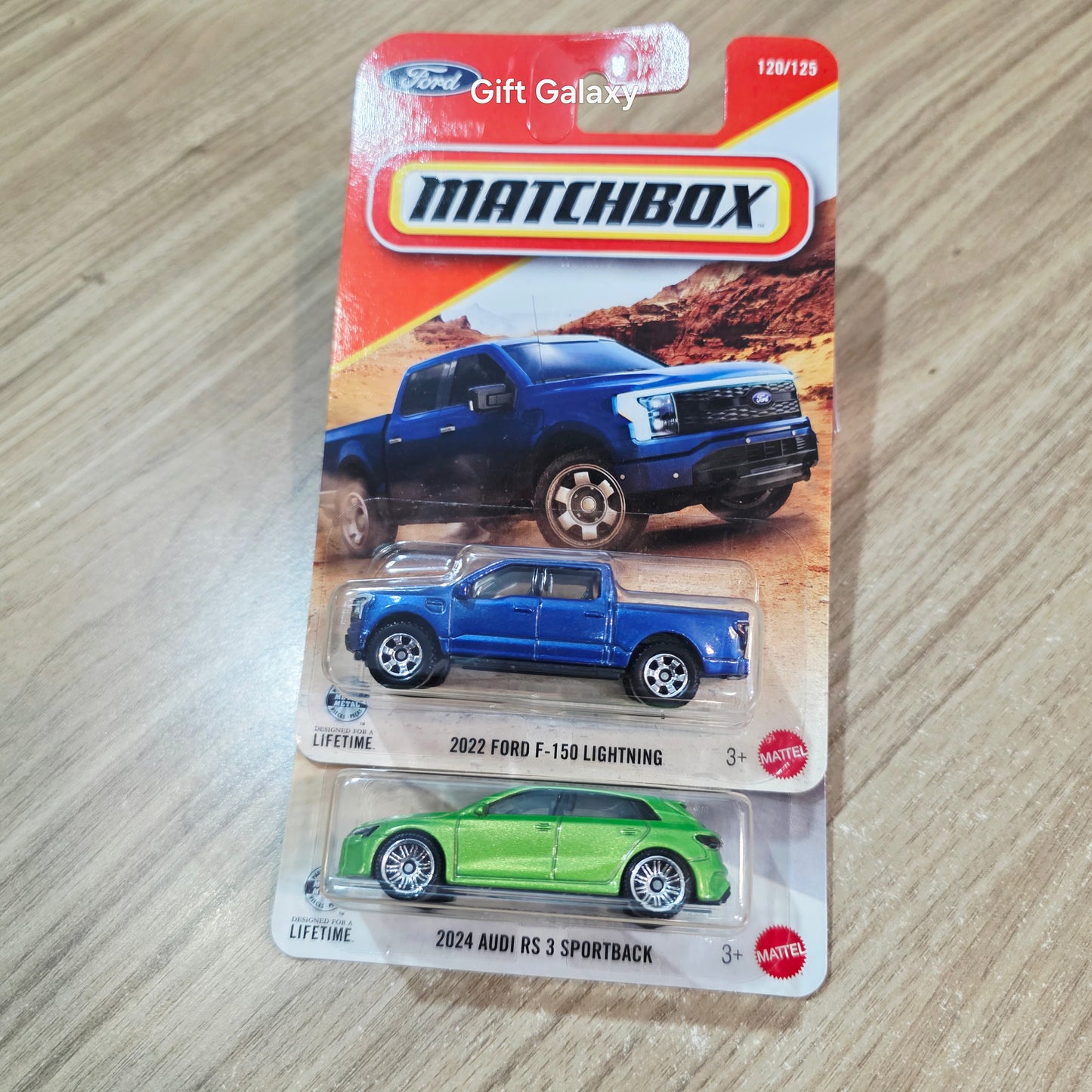 Matchbox 2022 Ford F 150 Lightning & 2024 Audi RS 3 Sportback