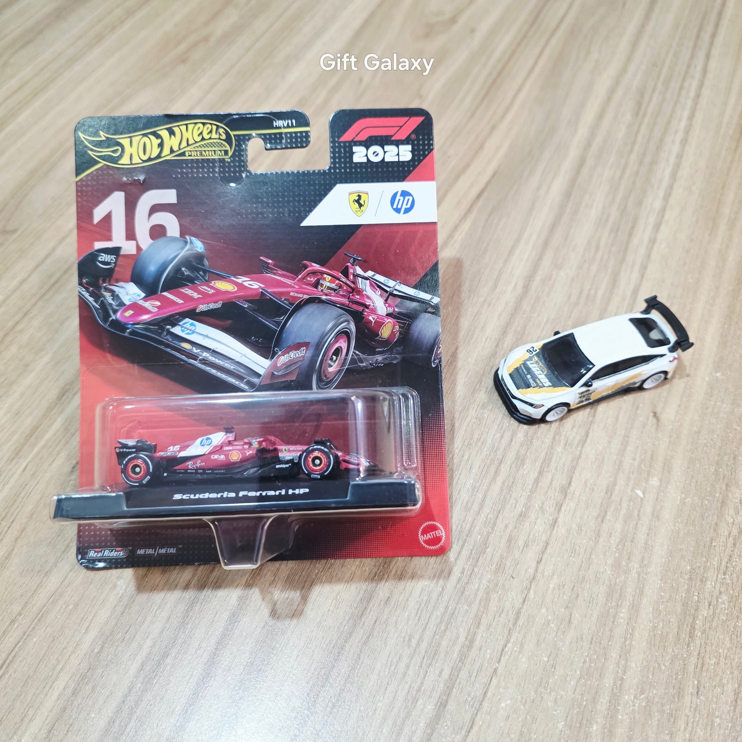 Hot Wheels Premium Formula 1 2025 Scuderia Ferrari HP 16 (Combo Pack of 2)