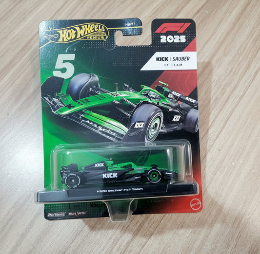 Hot Wheels Premium Formula 1 2025 Kick Sauber F1 Team #5