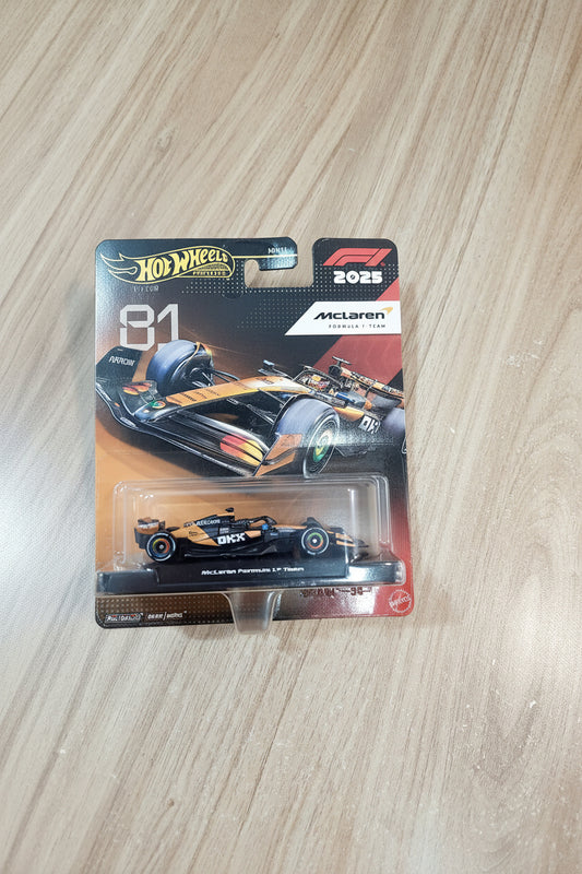 Hot Wheels Premium Formula 1 2025 McLaren Formula 1 Team #81