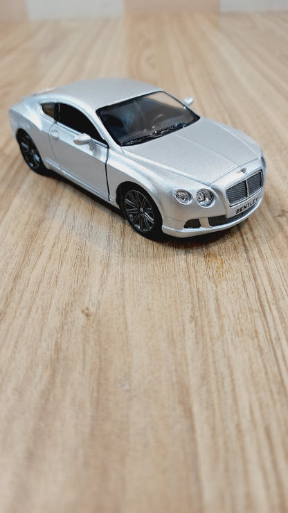 Kinsmart 2012 Bentley Continental GT Speed Diecast Scale Model 1:38 | Luxury Sports Car Collectible