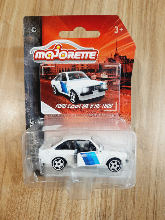 Majorette Ford Escort MK II RS 1800 Vintage Edition Diecast Scale Model 1:64