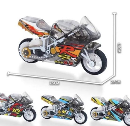 Sparking Stunt Toy Bike for Kids | Friction Powered Spark Effect Motorcycle | Action Racing Bike Replica