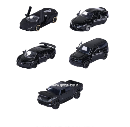 Majorette Black Edition 5 pack Diecast Scale Model (BK171125)