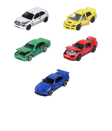 Majorette JDM Legends 5 pack Diecast Scale Model (BK171125)