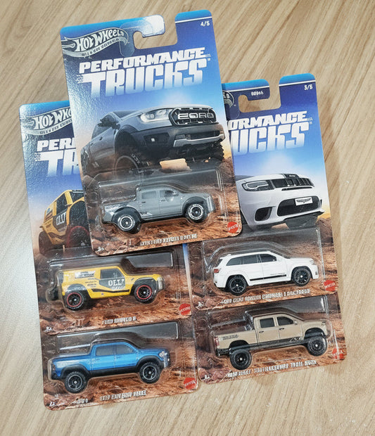 Hot Wheels Performance Trucks GDG44 Silver Series