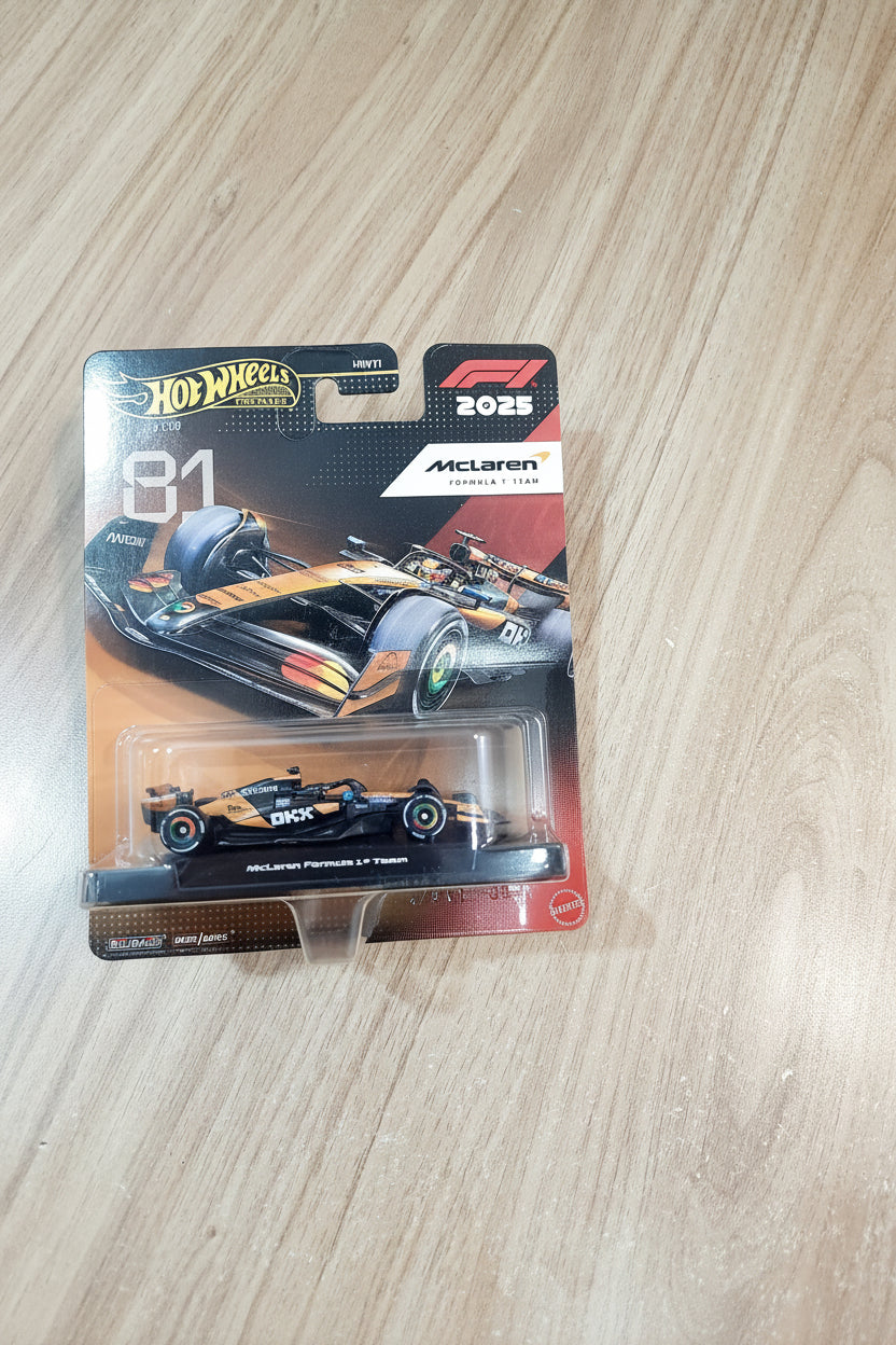 Hot Wheels Premium Formula 1 2025 McLaren Formula 1 Team #81